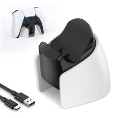 For PS5 Controller Mini Charging Dock Fast USB Charge Station for PlayStation 5 DualSense Edge Controller with Charger Indicator