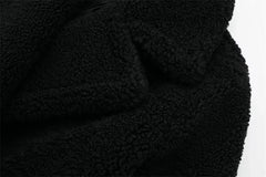 Women’s Winter Double-Breasted Velvet Long Coat