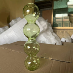 Romantic Glass Vase Modern Creative Hydroponic Flower Pot Funny Simple Spherical Flower Vase Dining Room Home Decor