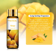 PHATOIL 1/3/9pcs 10ml Sweet Fruit Fragrance Oil For Aromatherapy DIY Candle Cherry Apple Strawberry Mango Coconut Fragrance Oils
