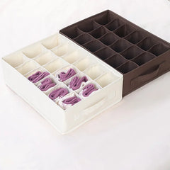 Socks & Underwear Organizer Box – Washable Drawer Storage