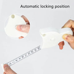 Automatic Telescopic Tape Measure Body Measuring Tape Sewing Ruler Tools Centimeter Tapes For Body Meter Measure White Tools