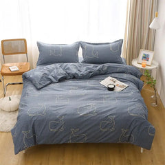 Minimalist Duvet Cover Comfortable and Lightweight Duvet Cover Suitable for All Skin Types Students in All Seasons Quilt Cover