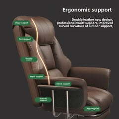 Office Chair, Home Office Computer  Comfortable Sofa, Study Room  Can Lie Down and Rotate Office Furniture