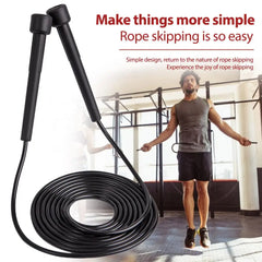 1PC 2.8M Speed Jump Rope Professional Children Adult Gym PVC Jumping Rope Adjustable Fitness Equipment Muscle Boxing Training