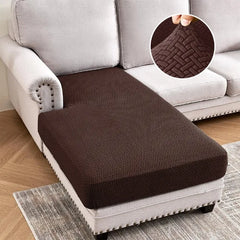 Jacquard Stretch Sofa Cushion Covers Soft Pure Sofa Seat Slipcover for Home Hotel Washable Elastic L-Shaped furniture Protector