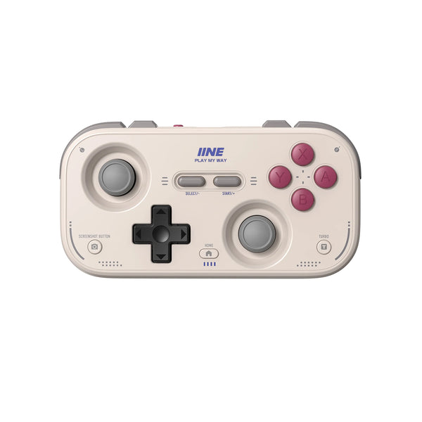 IINE Retro Pocket Chronos Controller Nintendo Layout, Hall Effect Joysticks, 1000Hz Polling Rate,Portable for Switch/PC/Mobile