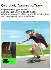 AOCHUAN 3-Axis Handheld Gimbal Phone Stabilizer with Extension Rod  8.0 Anti Shake Face Tracking for Phone Outdoor Shooting Vlog