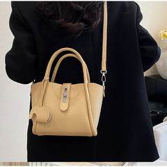Fashion Leather Tote Bag – Versatile Casual Commuter Bag