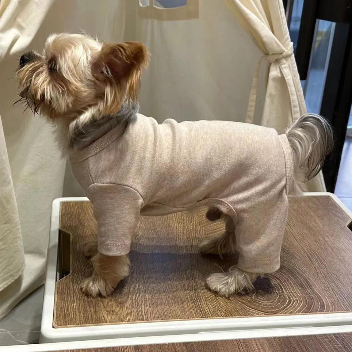 Fashion Winter Pet Dog Clothes Solid Color Cotton Dogs Sweaters Chihuahua Puppy Medium Dogs Knitting Sweatershirt Costume Pet Shop
 Pet Clothing