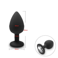 4pcs Soft Silicone Anal Plug Mini Erotic Bullet Vibrator Butt Plug Sex Toy for Men Women Gay Couples Anal Prostate Stimulator