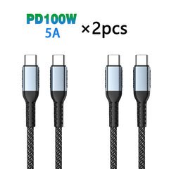 UGOURD PD240W Ultra Fast Charge Cable Type USB C 100W Type C Charger Cable for iPhone 15 Xiaomi MacBook Pro with E-Marker Chip