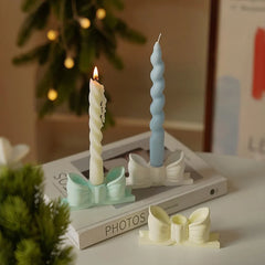 Ins Style Thin Spiral Long Rod Candle Scented Candle Aromatherapy Soy Wax Candles Wedding Birthday Candle Party Home Decoration