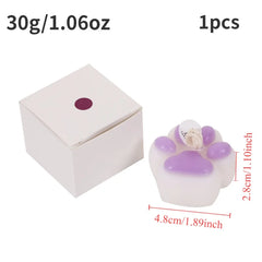 1pc/4pc Cat Paw Design Scented Candle ,For Birthday, Valentine's Day, Diy Home Decoration, party decoration, wedding souvenirs