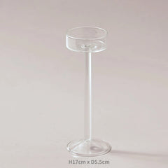 Glass Candle Holders Set Tealight Candle Holder Home Decor Wedding Table Centerpieces Crystal Holder Dinner table setting