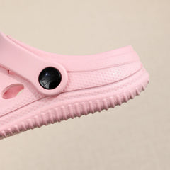 Kids Sandals Hole Children's Shoes Slippers Soft Anti-Skid Simple DIY Design Hole Baby Shoes Sandy Beach For Boys Girls