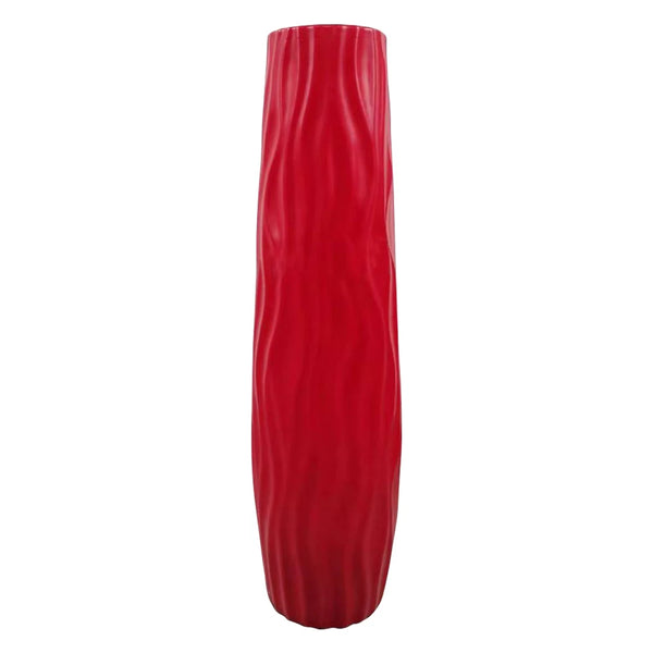 Decorative Vase Textured Floor Standing Vase Modern Tall Vase for Home Living Room