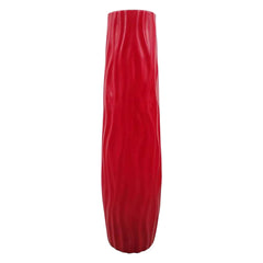 Decorative Vase Textured Floor Standing Vase Modern Tall Vase for Home Living Room