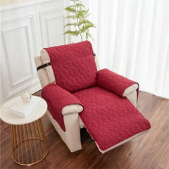 Waterproof Washable Quilted Anti-wear Recliner Armchair Chair Sofa Cover for Pets Kids Furniture Protector Home Décor