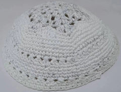 16/17cm HANDMADE KNITTED YARMULKE KIPPAH