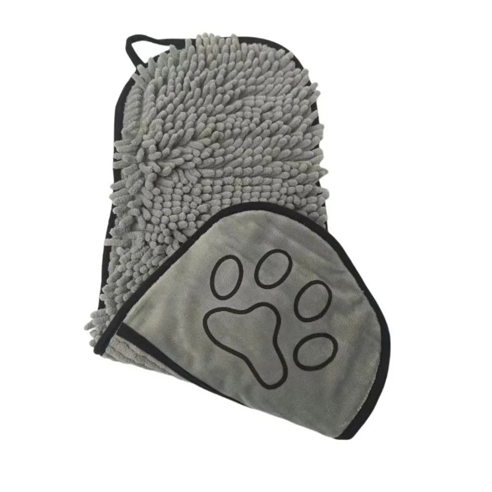 Super Absorbent Pet Bath Towel Quick-drying Cat Towels Convenient Soft Bath Robe Dry Pet Cleaning Washcloth Pet Shop, Pet Accessories