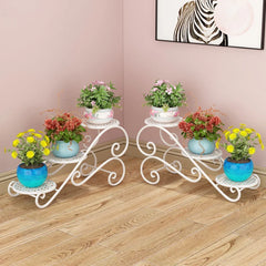 Metal Succulent Stand – Mini Desktop Plant Display Rack Home Decor