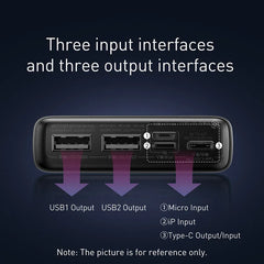 Baseus PD 22.5W Power Bank 10000mAh Portable Fast Charging Powerbank Type C USB-C PD Qucik Charge External Battery Charger
