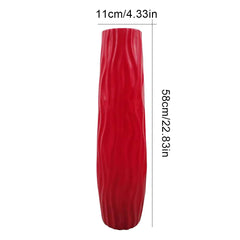 Decorative Vase Textured Floor Standing Vase Modern Tall Vase for Home Living Room