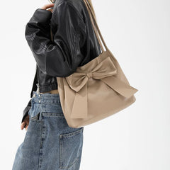 Fashion Bow Shoulder Handbag for Women – Versatile Style