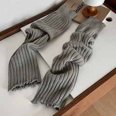 57cm Japanese Lolita Knitted Leg Warmers – Winter Ankle Socks
