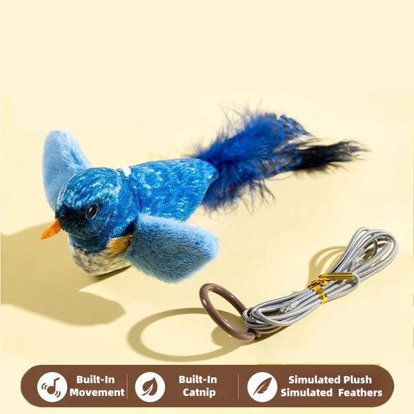 Cat Toys For Indoor Cats Interactive Cat Toy Realistic Bird Sound Cat Toy Plush Cat Toy Catnip Cat Toy for Cats Kitten Toy Pet Shop