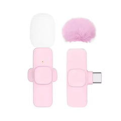 Professional Dual Wireless Microphone Tie Mic Lapel Buttonhole Lavalier For iPhone Android Phone Cell Mobile PC Micro Microphon