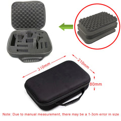 Eva Storage Bag Tool Case Waterproof Oxford Cloth Zipper Bag Shockproof Sponge Box Fishing Gear Organizer Carring Pouch Camera