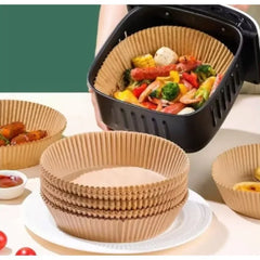 Air Fryer Paper Oven Paper Disposable Send Brush Non-Stick Airfryer Baking Papers Liners Parchment Paper for Baking Microwave