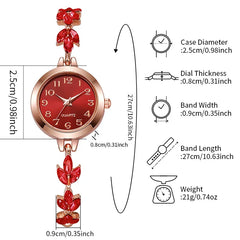 Women’s Luxury Rhinestone Bracelet Quartz Watch Gift