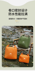 Foldable Waterproof Dry Bag, Oxford Cloth Portable Storage Pouch for Camping, Hiking & Swimming