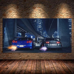 Modern Car Canvas Wall Art Poster – Living Room & Bedroom Decor