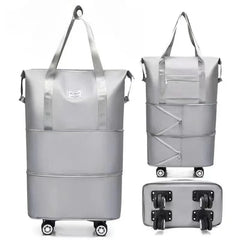 Large Capacity Universal Wheel Travel Bag Portable Handheld Luggage Bag with Roller Storage Fitness Bag 2024 New Model