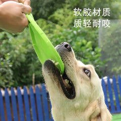 OUZEY Bite Resistant Flying Disc Toys For Dog Multifunction Pet Puppy Training Toys Outdoor Interactive Game Pet Dogs Products Pet Shop