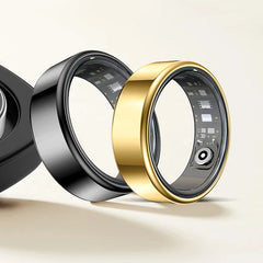 Smart Ring Heart Rate Blood Pressure Sleep Monitoring Motion Tracking Waterproof Men Women Smart Ring For Android Holiday Gift