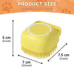 New Bath Massage Brush Bathroom Multifunctional Puppy Big Dog Cat Soft Safety Silicone Pet Accessories for Dogs Cats Tools Pet Shop, Pet Accessories