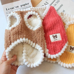 Winter Warm Dog Coat Soft Fleece Pet Clothes for Small Dogs Cats Cute Puppy Jacket French Bulldog Chihuahua Yorkies Costume