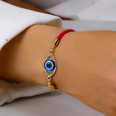 Turkish Evil Eye Bracelets For Women Men Handmade Braided Black Red Rope Lucky Bracelet Fashion Couple Friendship Jewelry Gifts