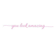 You Look Amazing Mirror Decal Vinyl Decal Bathroom Decor Inspire Motivational Quote Sticker Fitting Room Bedroom Decoration