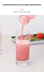 Electric Juicer Cup 6 Blades Blender Milkshake Machine USB Portable Fruit Milk Mixing Tool Mini Fresh Juice Blender Kitchen