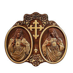 Vintage Catholic Religious Christ Sacred Heart of Jesus Home Living Wall Decor