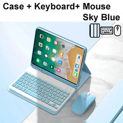 For iPad 5th Gen 2017 6th Gen 2018 9.7 Inch Case, Bluetooth keyboard case for iPad Air 1 Air 2 Pro 9.7 Inch keyboard Cover Funda