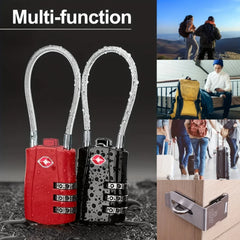 Luggage Backpack Padlock Bike Combination Alloy Body Bag Travel Gym Suit Lockers Door 1/2 Padlock for Travel Case Accessories