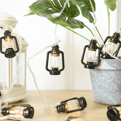Lantern String Lights 80 LED Lights Vintage Christmas Halloween Decorative String Lights Patio Garden Home 484