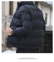 Men’s Lightweight Down Jacket – Warm Winter Windbreaker Coat